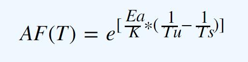 加速模型的加速因子AF式